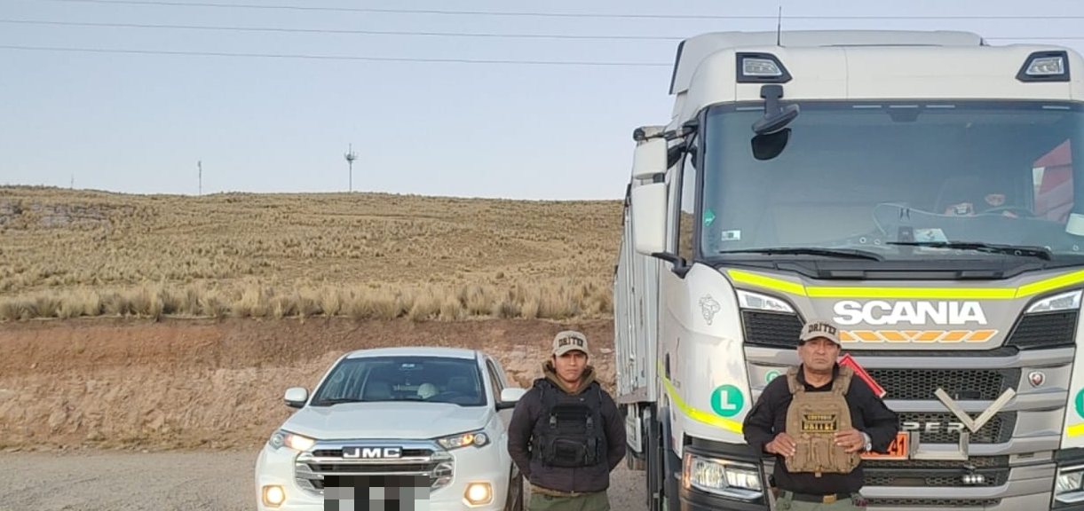 Unidad monitoreada desde el centro de control