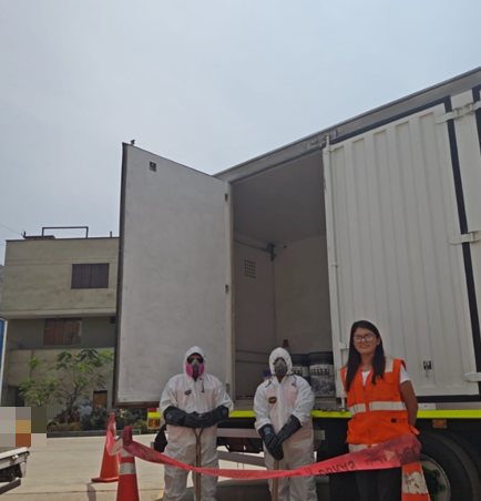 Cierre del simulacro con el área de seguridad