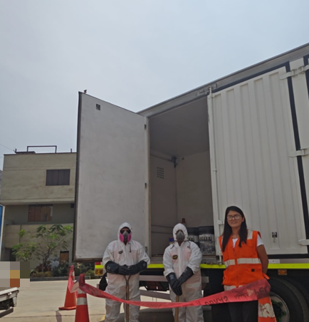 Cierre del simulacro con el área de seguridad